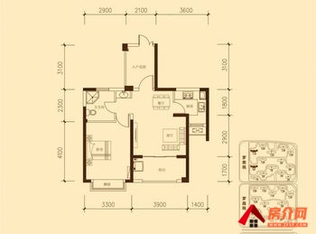 福州罗源罗盛苑,2室1厅二手房出售,报价：25万元