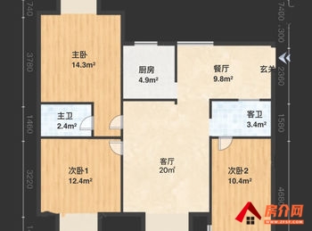 西昌乐荟城，3室2厅二手房出售,报价：115万元