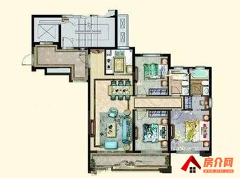 华鸿江山壹号小区房屋出售，永嘉华鸿江山壹号，3室2厅，报价：105万元