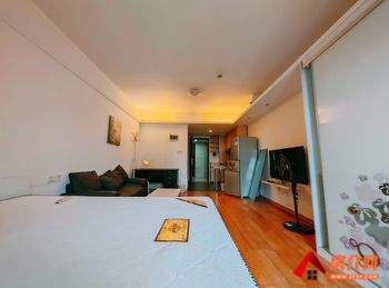 （万科金域国际(商住楼)小区房屋出租）东莞厚街万科金域国际(商住楼) 1室1厅房子出租(整租)，租金每月1300元