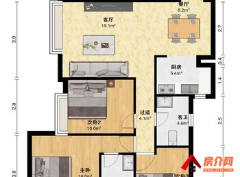 福星城1期小区房屋出售，恩施恩施市福星城1期,4室2厅，报价：72万元