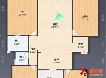 恩施恩施市中梁九号院 4室2厅二手房出售,报价：89.8万元