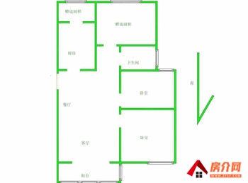 老城香榭里兰沁苑，3室2厅二手房出售,报价：68万元