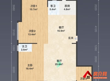 普宁吉华园，4室2厅二手房出售,报价：76.8万元