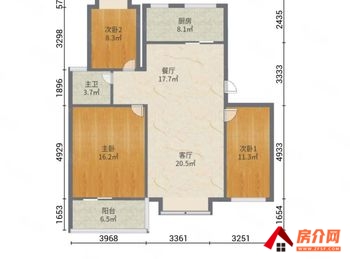 肥城桃都国际城，3室2厅二手房出售,报价：54万元