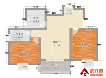 （碧桂园十里江南小区二手房）通化东昌碧桂园十里江南,3室2厅二手房出售,75万元