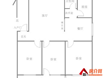 任城吉安小区(北区)，3室2厅二手房出售,报价：115万元