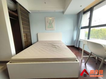 （大上海国际花园京都园(商住楼)小区房屋出租）闵行大上海国际花园京都园(商住楼)，1室1厅房子出租(整租)，租金每月3800元