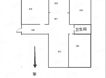 （华夏龙家园小区二手房）鄂尔多斯达拉特旗华夏龙家园,3室2厅二手房出售,90万元