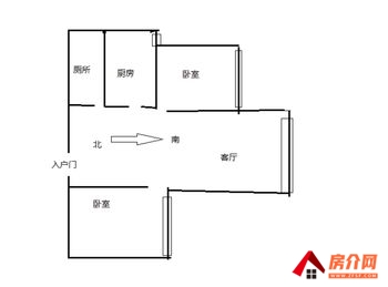 麦积水漪润园，2室2厅二手房出售,报价：66万元