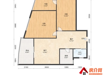 红谷滩区名门世家小区房屋出售，红谷滩红谷滩区名门世家，2室2厅，报价：107万元