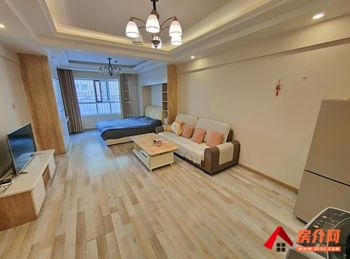 西宁城北财富1,2号公寓,1室1厅房子出租(整租)，租金每月1500元