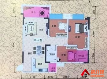 江东华府小区房屋出售，高坪江东华府，3室2厅，报价：50.3万元