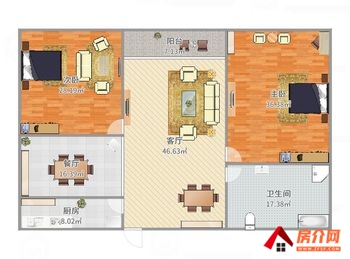 东方明珠城市花园小区房屋出售，十堰茅箭东方明珠城市花园,2室2厅，报价：73.8万元