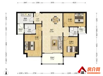 怡翠尊堤小区房屋出售，南海怡翠尊堤，3室2厅，报价：187万元
