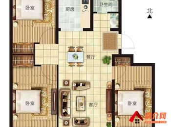 （御景东方城小区二手房）五莲御景东方城，3室2厅二手房出售,68万元