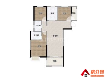 万豪中心小区房屋出售，宜昌伍家岗万豪中心,3室2厅，报价：73万元