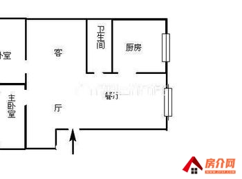 伍家岗桔城小区，2室2厅二手房出售,报价：37万元