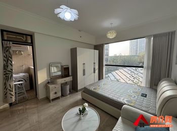 （新福港鼎峰(商住楼)小区房屋出租）禅城新福港鼎峰(商住楼)，1室1厅房子出租(整租)，租金每月2100元