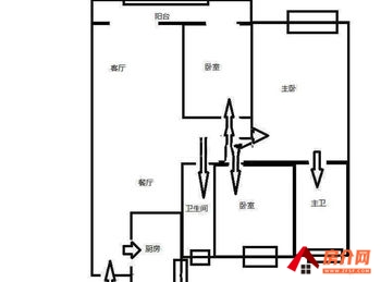 （保利罗兰香谷小区二手房）夷陵保利罗兰香谷，3室2厅二手房出售,59万元