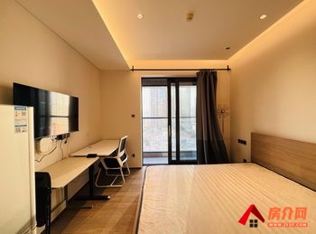 福田中洲滨海华府(商住楼)，1室0厅房子出租(整租)，租金每月4300元