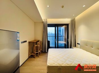 （中洲滨海华府(商住楼)小区房屋出租）深圳福田中洲滨海华府(商住楼),1室0厅房子出租(整租)，租金每月4500元