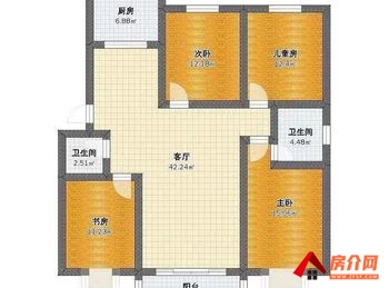 （富源楼小区二手房）红花岗富源楼，4室2厅二手房出售,130万元