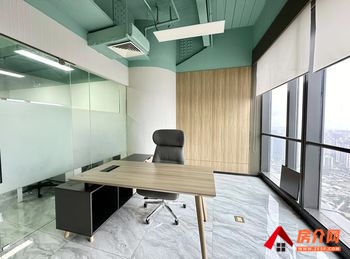 万达广场(北塔) >110m²写字楼出租，参考报价：3000元/月