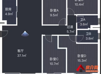 碧桂园天樾小区房屋出售，信州碧桂园天樾，4室2厅，报价：80万元