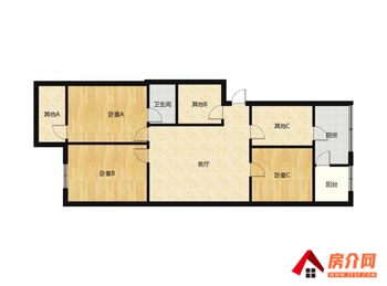 邯山光明路40号院，3室2厅二手房出售,报价：95万元