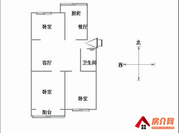 （市公交公司家属院小区二手房）丛台市公交公司家属院，3室2厅二手房出售,49万元