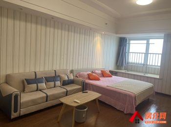 东营区万达华府(商住楼)，1室0厅房子出租(整租)，租金每月1500元