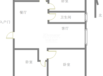 杨柳国际新城MOHO公寓小区房屋出售，高新区杨柳国际新城MOHO公寓，3室2厅，报价：52万元