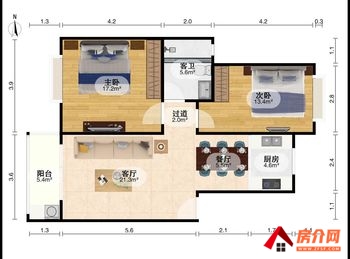 凤凰城凤鸣苑小区房屋出售，红谷滩凤凰城凤鸣苑，2室2厅，报价：210万元