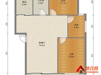 东晖花园小区房屋出售，崇川东晖花园，3室2厅，报价：78万元