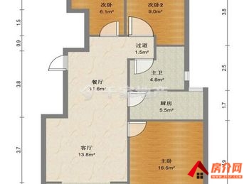 （南湖春晓观澜苑小区二手房）唐山路南南湖春晓观澜苑 3室2厅二手房出售,135万元
