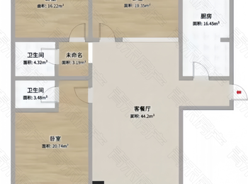（人和天地小区二手房）滕州人和天地，3室2厅二手房出售,112万元