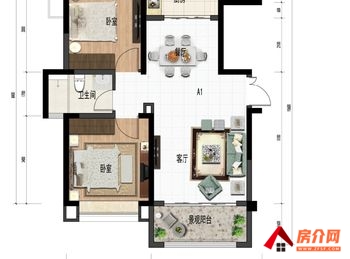 拉萨堆龙德庆世邦湿地公园 2室2厅二手房出售,报价：64.8万元