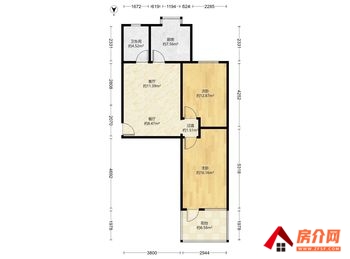 桥西吉恒园别墅小区，2室1厅二手房出售,报价：100万元