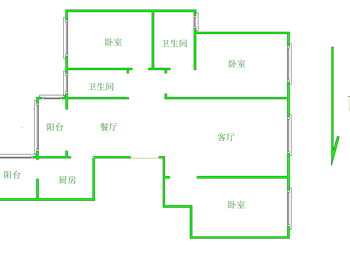 涧西洛铜三十四街坊，3室2厅二手房出售,报价：115万元