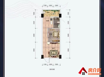 （上尧江苑小区二手房）南宁西乡塘上尧江苑,1室1厅二手房出售,13.5万元