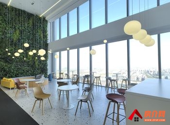 欧美金融城 >1300m²写字楼出租，参考报价：面议
