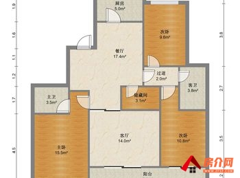 （兴秀嘉园小区二手房）瓯海兴秀嘉园，4室2厅二手房出售,149万元
