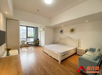 上饶信州万达晶座 1室1厅房子出租(整租)，租金每月1299元