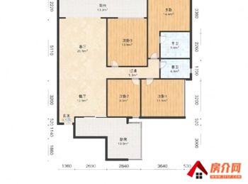 （天誉誉府小区二手房）达州通川天誉誉府,4室2厅二手房出售,113万元