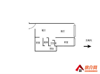 （天德中兴小区二手房）蒙自天德中兴，2室2厅二手房出售,43万元