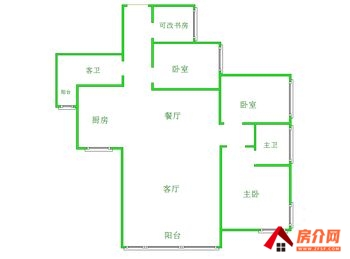 福地半岛艺丰广场小区房屋出售，弥勒福地半岛艺丰广场，3室2厅，报价：77.8万元