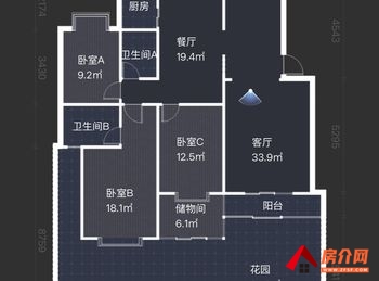 （佳湖花园小区二手房）西山佳湖花园，3室2厅二手房出售,185万元