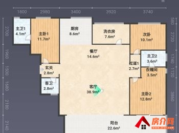 （红河未来城天景小区二手房）红河弥勒红河未来城天景 3室2厅二手房出售,136万元