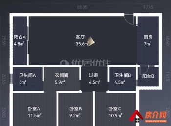 西山广福城沁福园，3室2厅二手房出售,报价：106万元